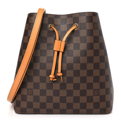 Louis Vuitton Damier Ebene Neonoe MM Safran 1 of 10