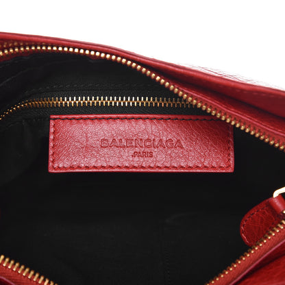 Balenciaga Agneau Giant 12 Gold Hardware Hip Rouge Lipstick 6 of 7