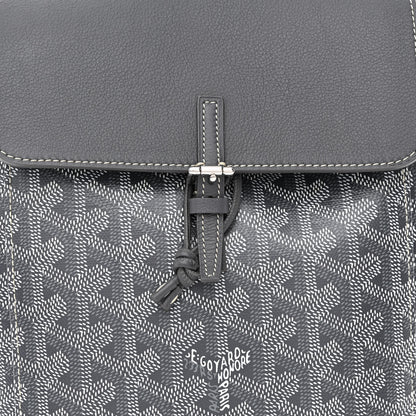 Goyard Goyardine Calfskin Mini Alpin Backpack Grey 7 of 9