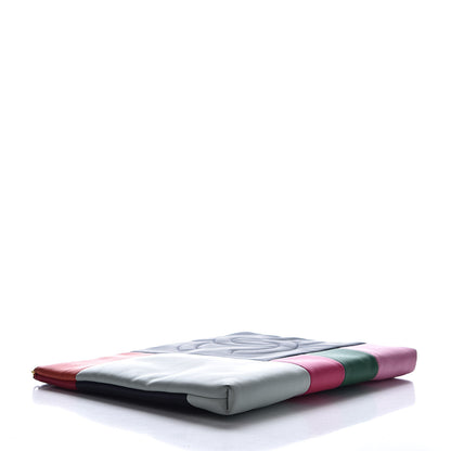 Chanel Lambskin Colorblock Cosmetic Case Multicolor 4 of 10