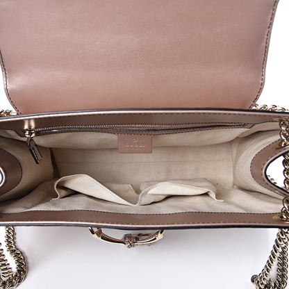 Gucci Shine Guccissima Large Emily Chain Shoulder Bag Dark Cipria 5 of 16