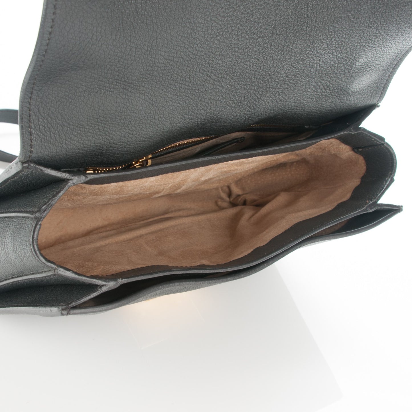 Goatskin Madras Shoulder Bag Ardesia