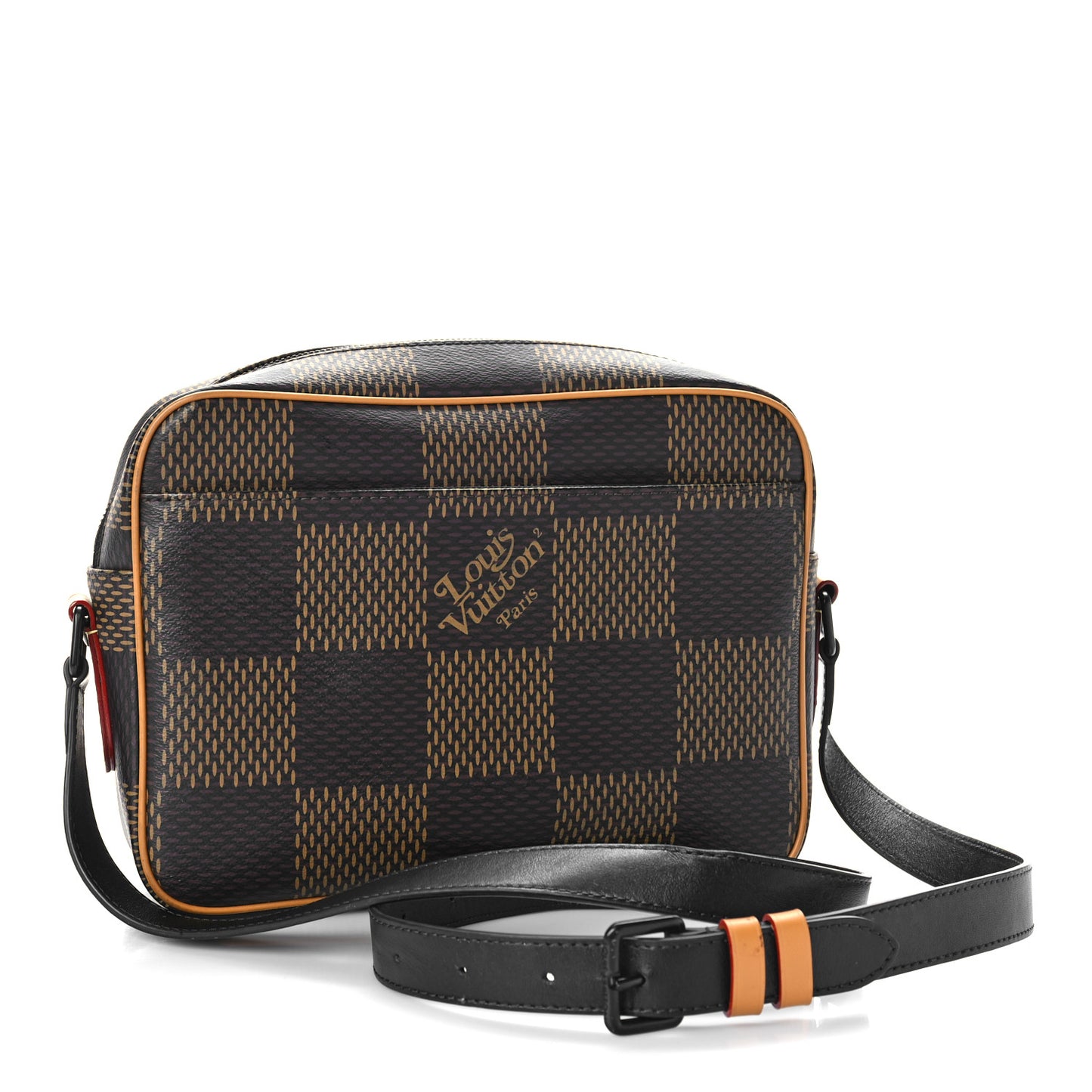 X NIGO Giant Damier Ebene Monogram Nil Messenger