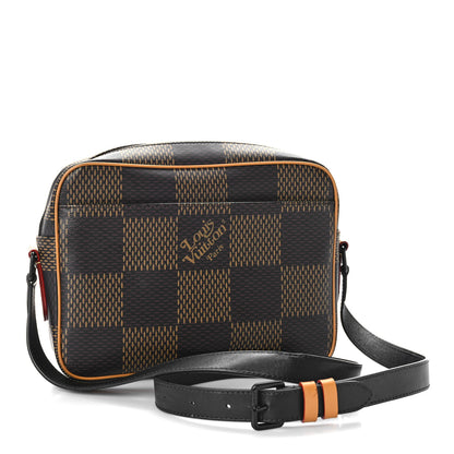 Louis Vuitton X NIGO Giant Damier Ebene Monogram Nil Messenger 4 of 9
