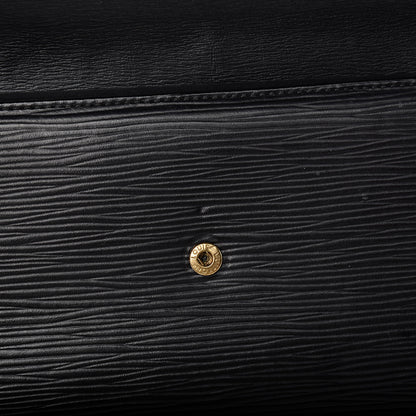 Louis Vuitton Epi Sarah Wallet Black 9 of 9