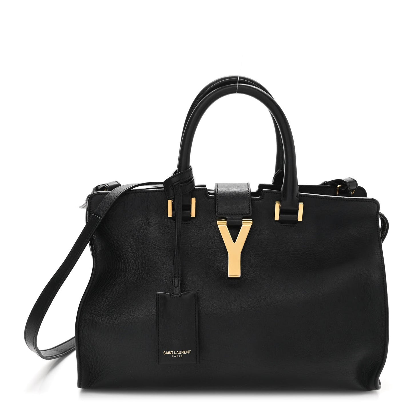 Calfskin Small Classic Y Cabas Black