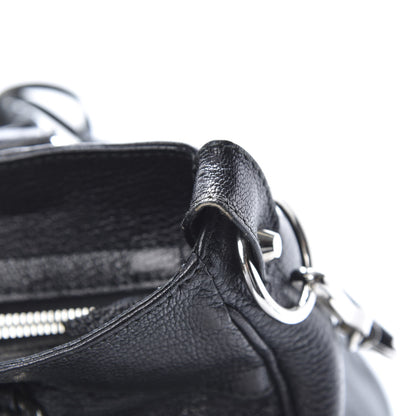 Balenciaga Chevre Silver Metallic Edge Hardware Velo Black 14 of 17