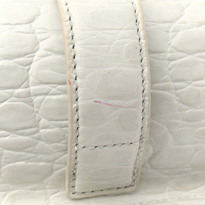 Marc Jacobs Croc Embossed Medium The Tote Bag White 12 of 13