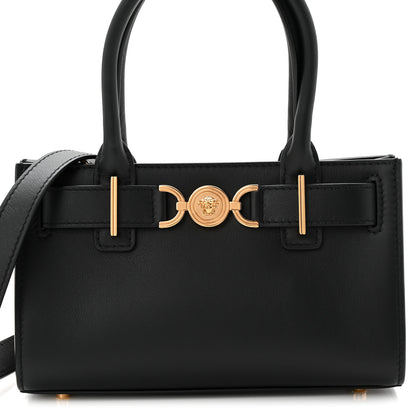 Versace Calfskin Small Medusa '95 Tote  Black 7 of 9
