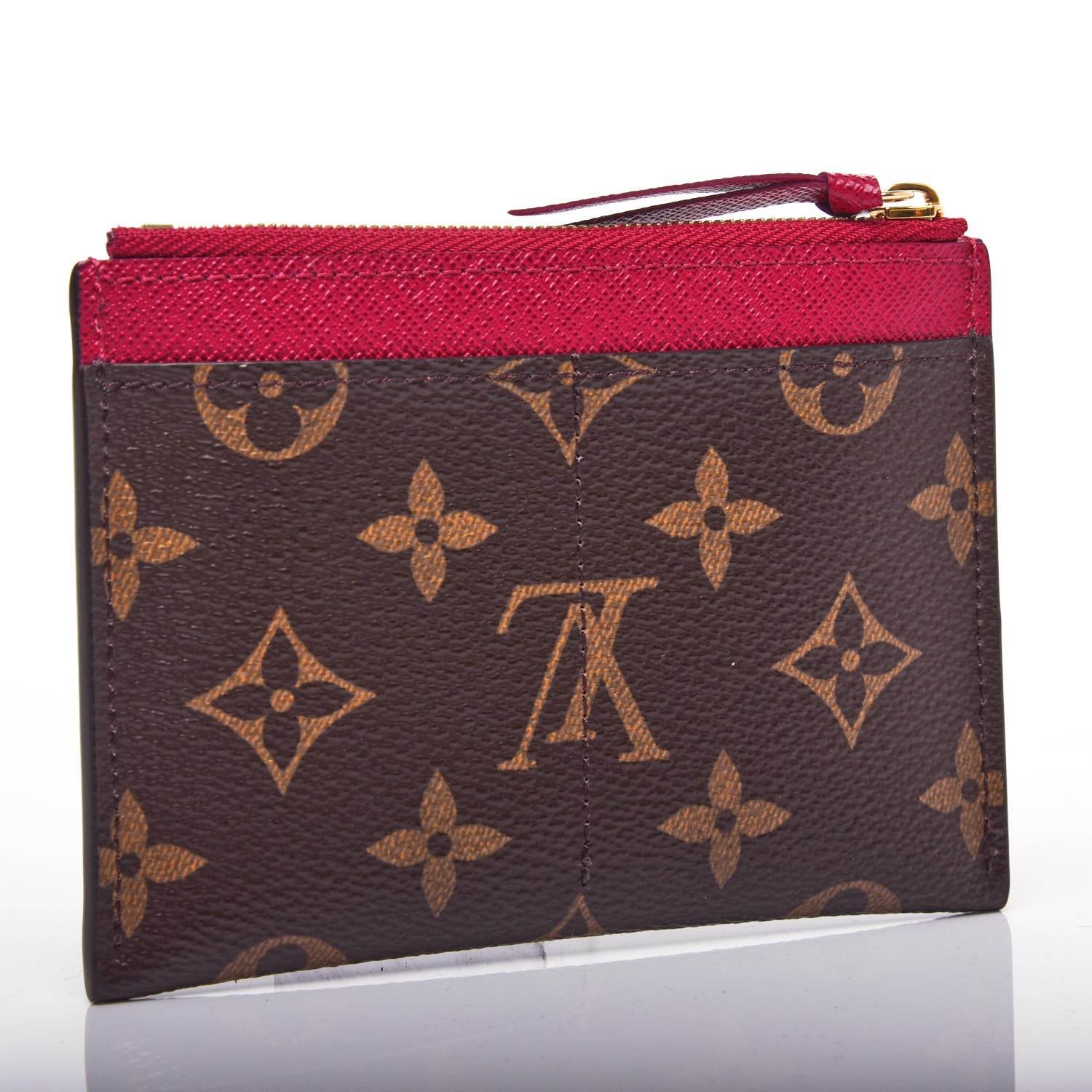 Louis Vuitton Monogram Zipped Card Holder Fuchsia 3 of 6
