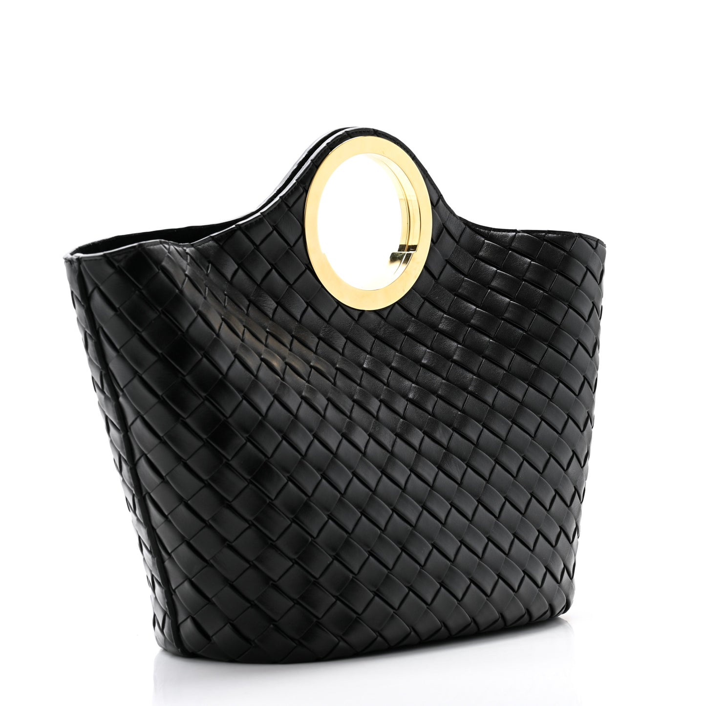 Calfskin Intrecciato Picnic Black