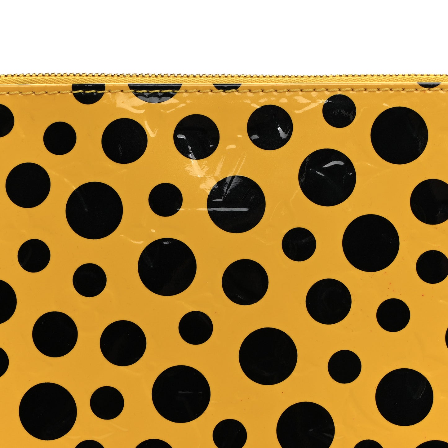 Vernis Kusama Infinity Dots Pochette Accessories Yellow
