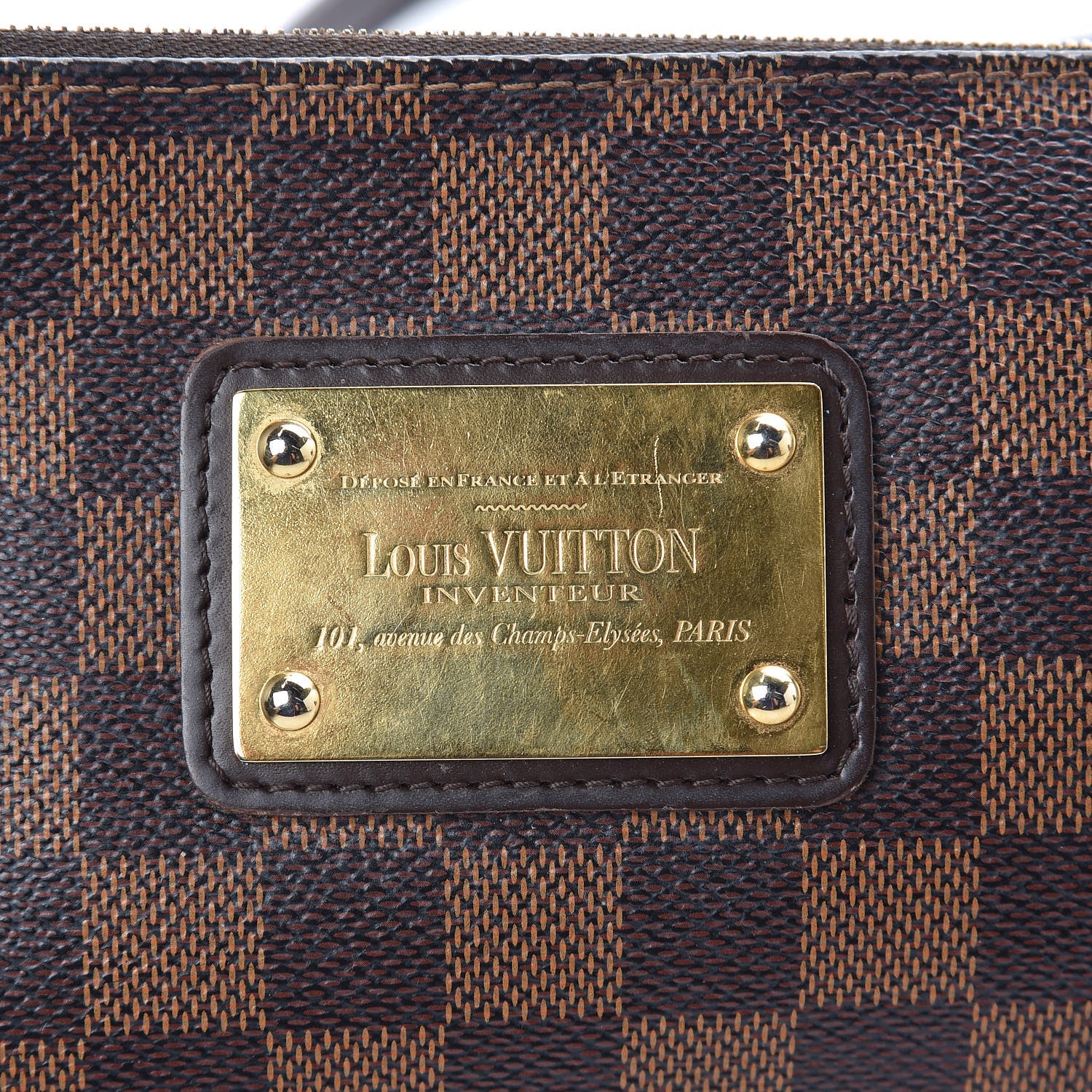 Louis Vuitton Damier Ebene Eva Clutch 9 of 9
