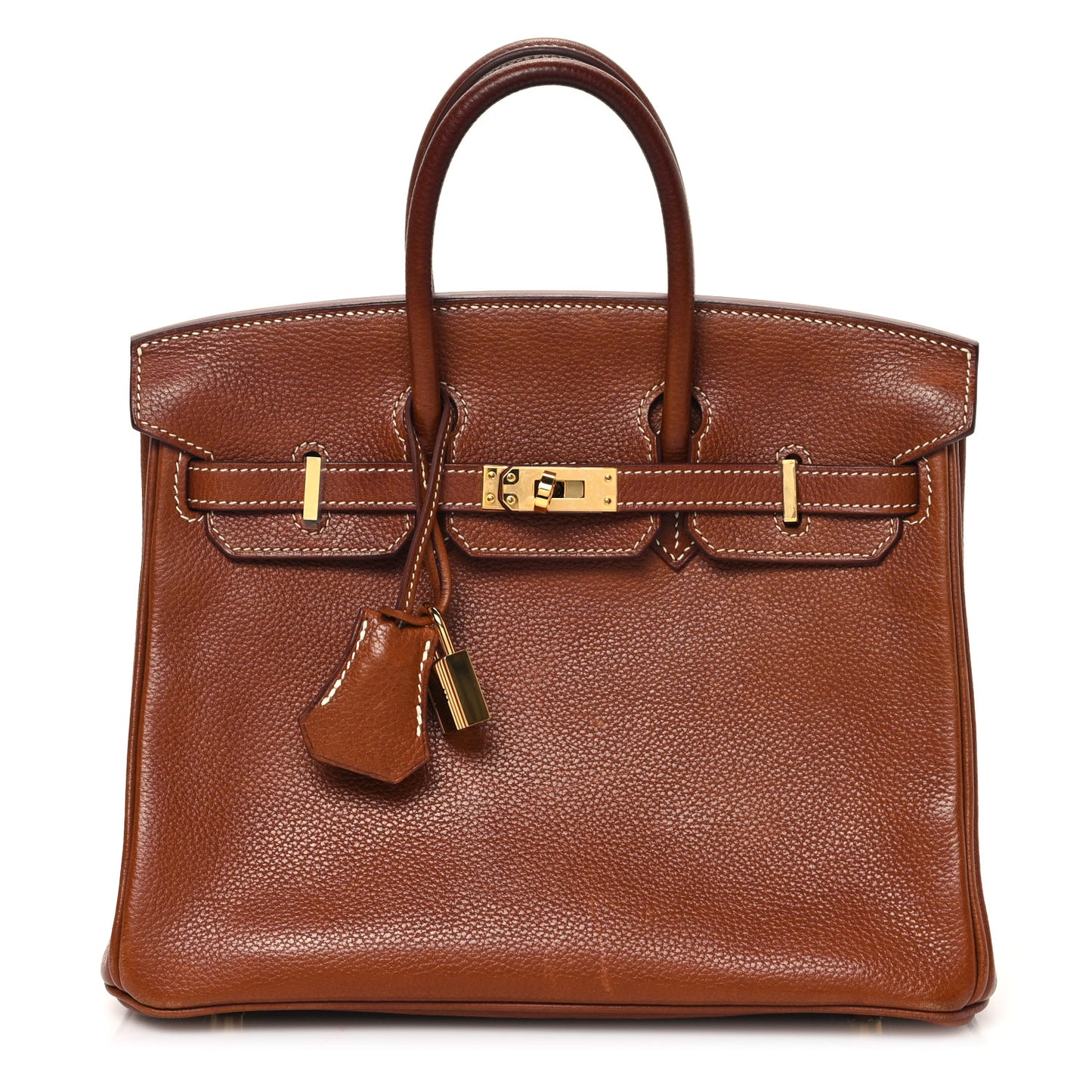 Natural Barenia Faubourg Birkin 25 Fauve