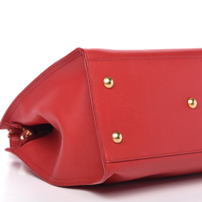 Saint Laurent Calfskin Small Classic Y Cabas Rouge Orient 6 of 9