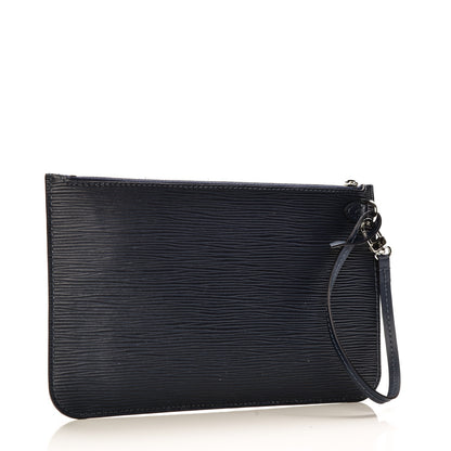 Louis Vuitton Epi Neverfull Pochette MM GM Indigo 3 of 7