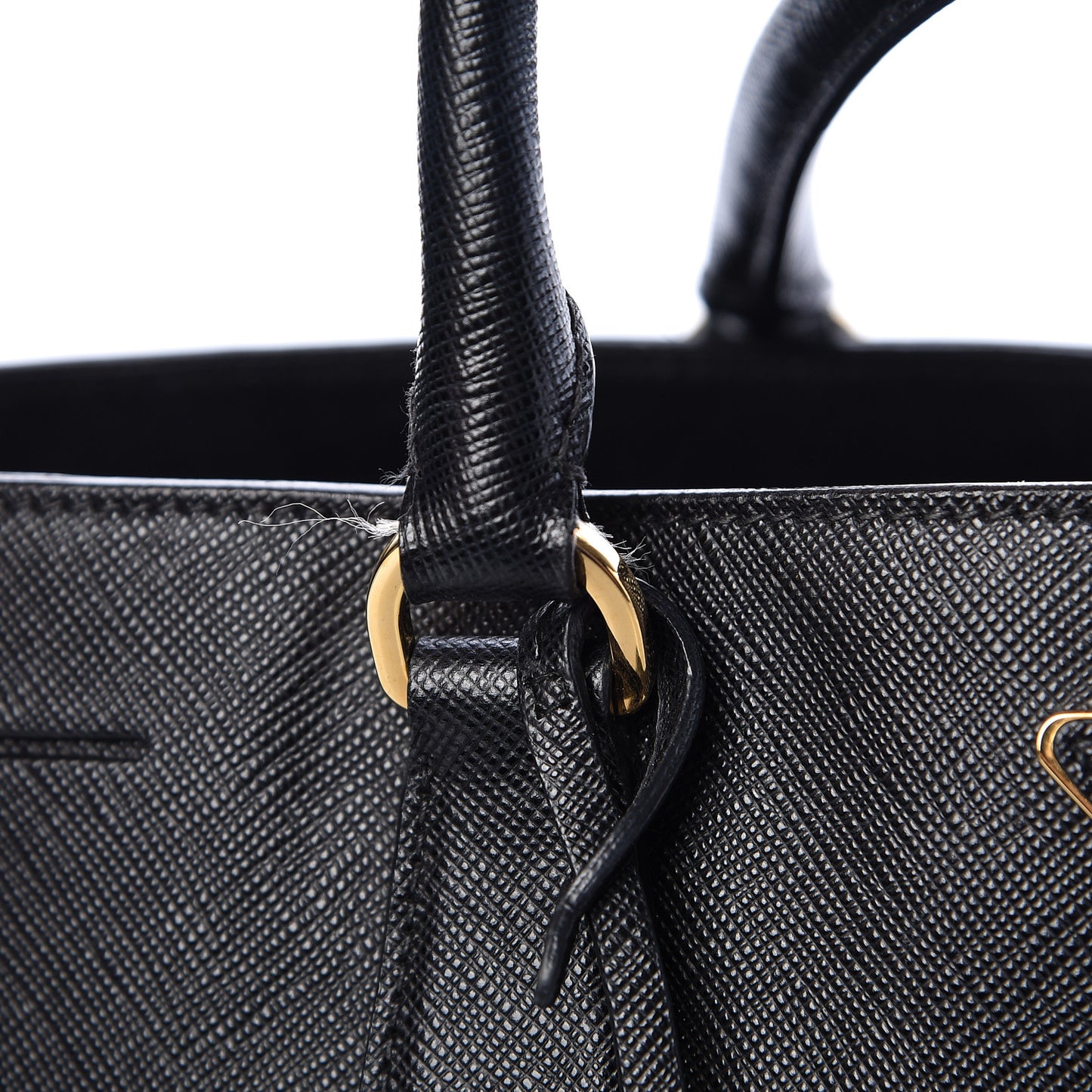 Saffiano Lux Large Tote Black