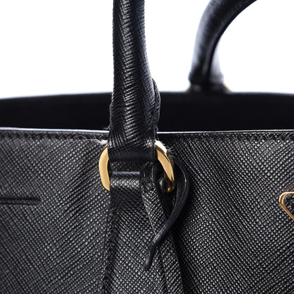 Prada Saffiano Lux Large Tote Black 20 of 21