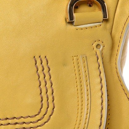 Chloe Calfskin Medium Marcie Lock Satchel Mimosa 16 of 17