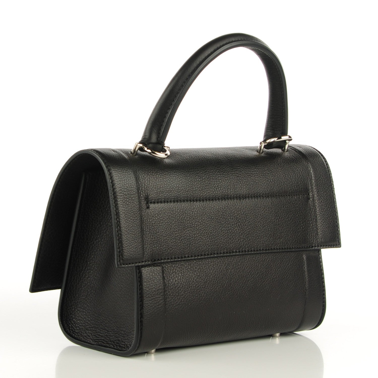 Givenchy Grained Calfskin Mini Shark Lock Satchel Black 3 of 7