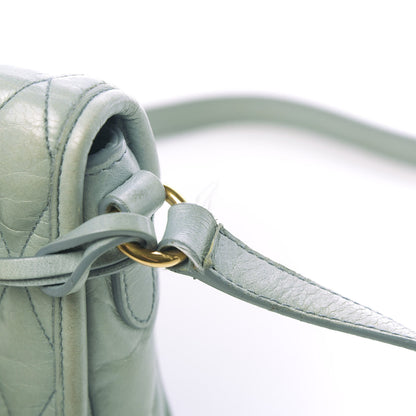 Miu Miu Vitello Shine Trapu Crossbody Bag Astrale 12 of 15