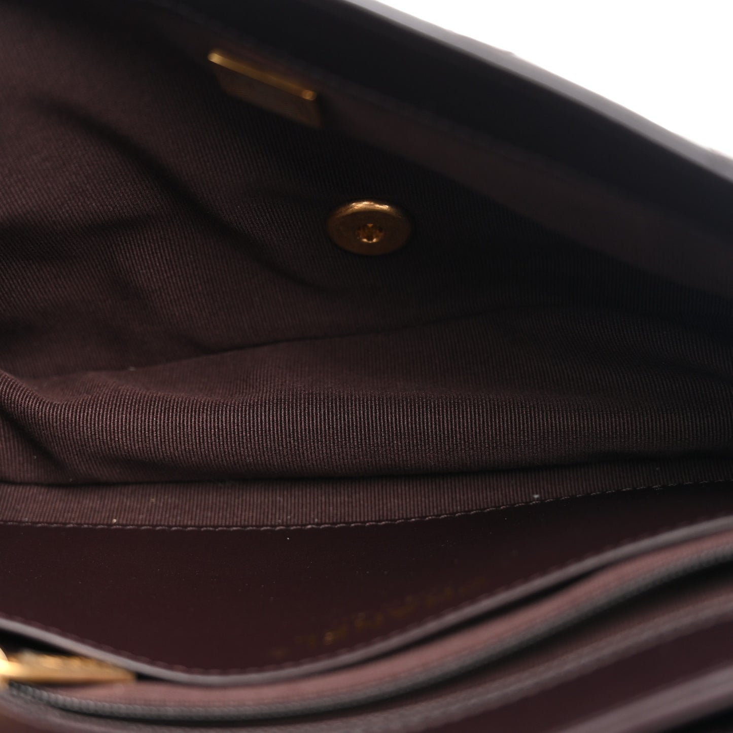Lambskin Quilted Medium Pillow Crush Flap Bag Dark Brown