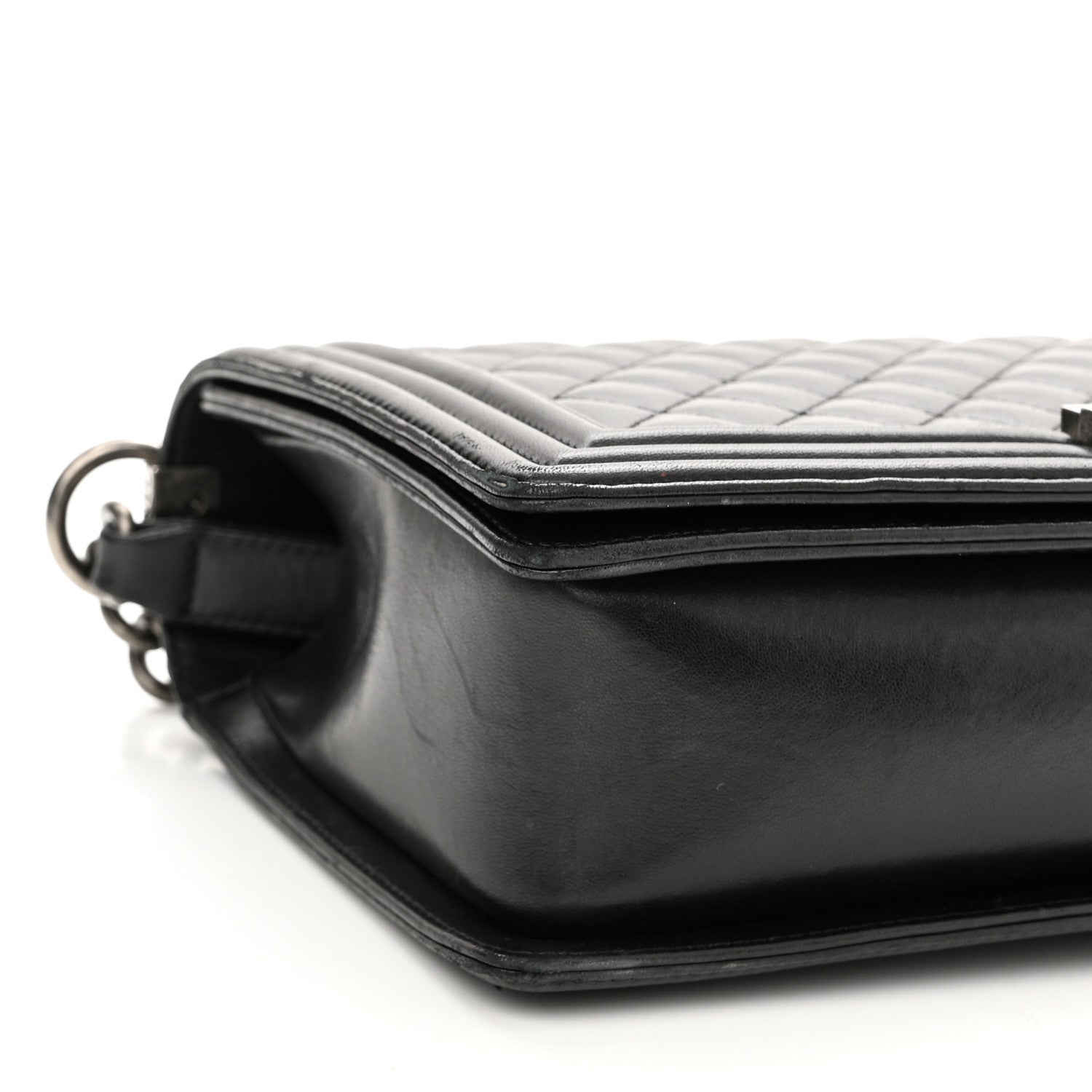 Chanel Lambskin Quilted New Medium Boy Flap Black 8 of 14
