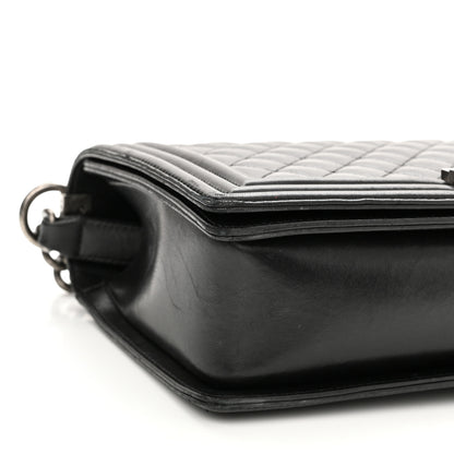 Chanel Lambskin Quilted New Medium Boy Flap Black 8 of 14