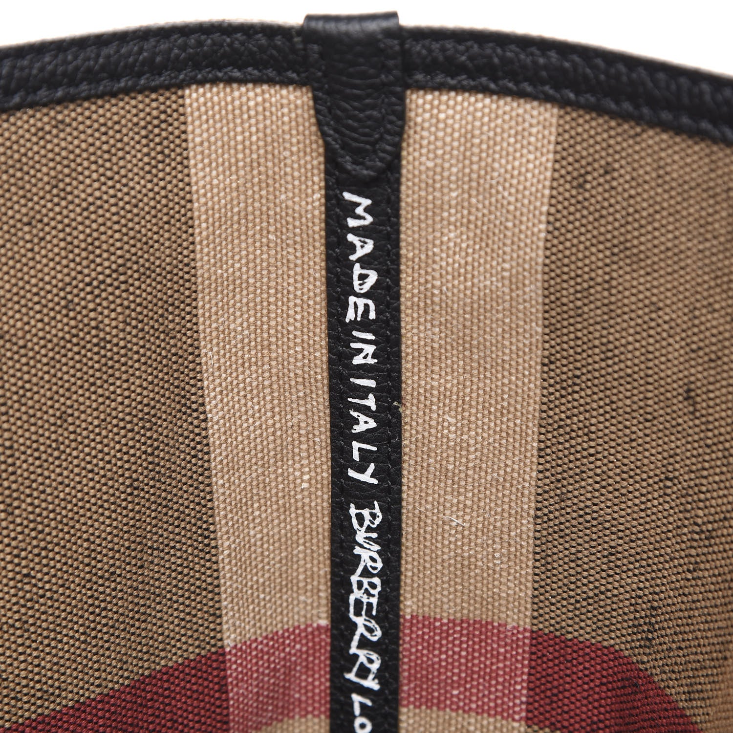 Burberry Coated Canvas Mega Check Medium Doodle Tote Black 6 of 9