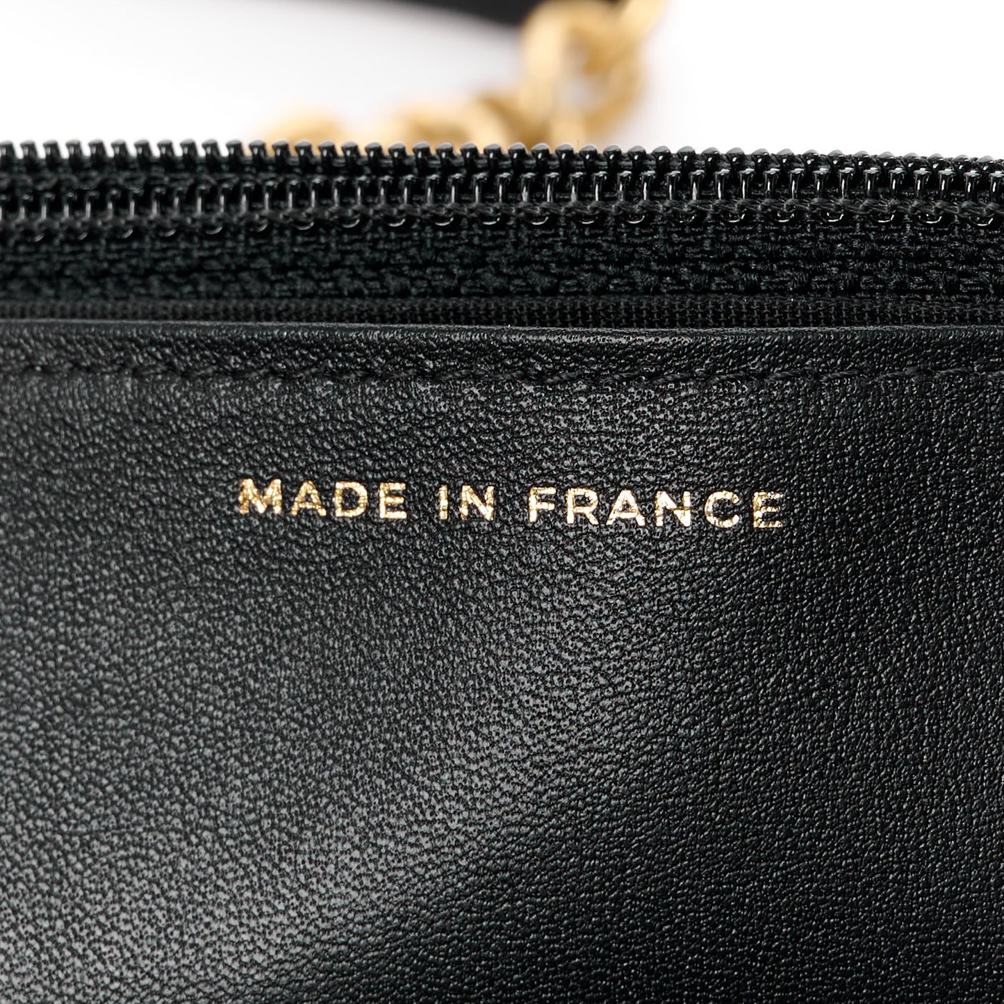 Caviar Quilted Boy Wallet On Chain WOC Black