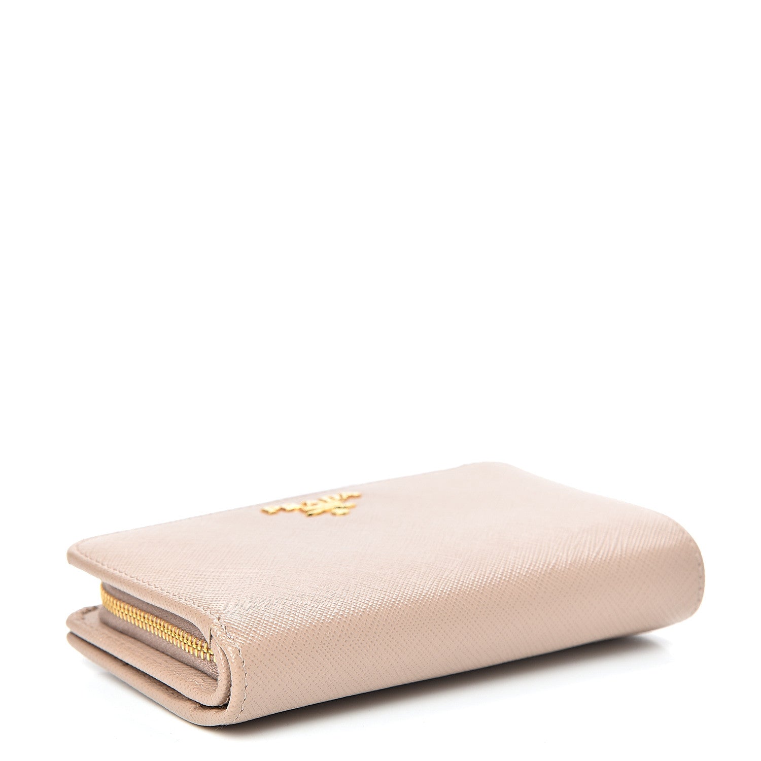 Prada Saffiano Metal Compact Wallet Cipria 4 of 9