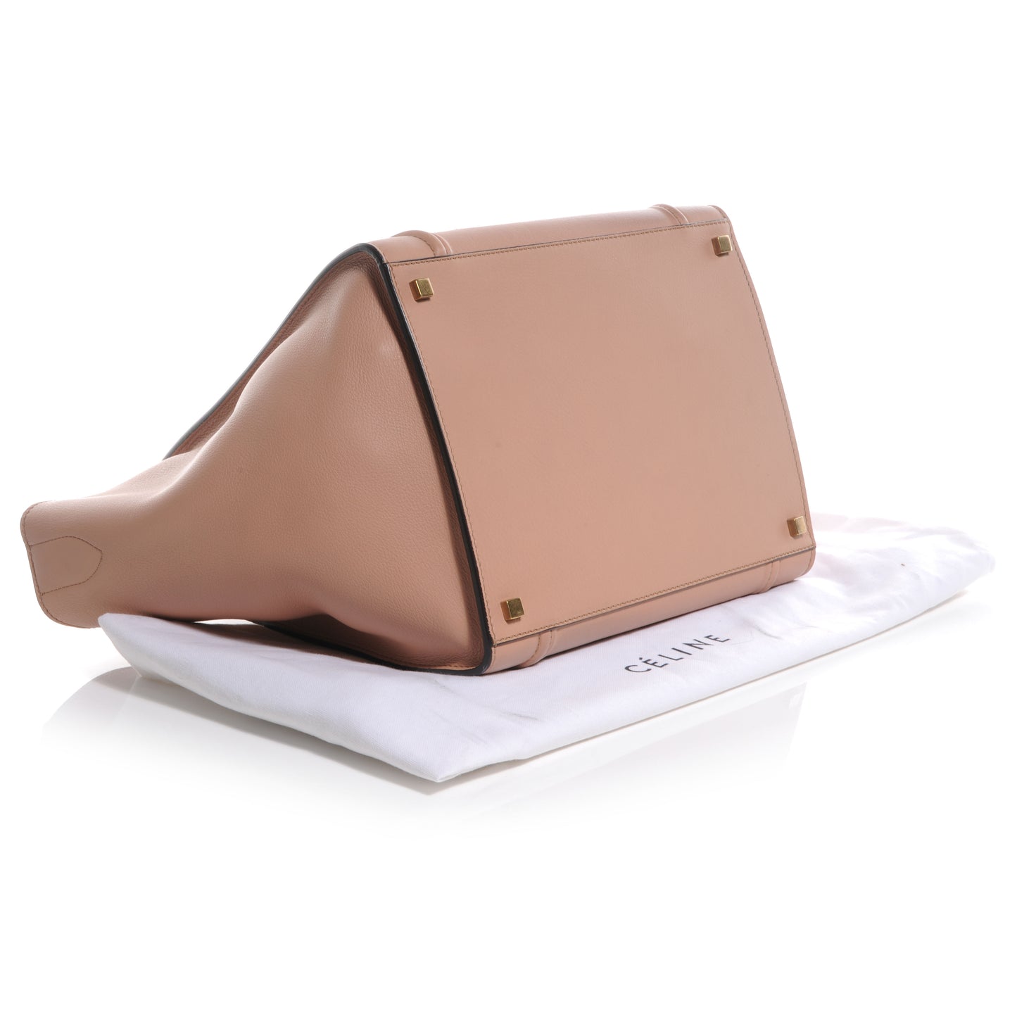 Supple Calfskin Medium Phantom Luggage Flesh