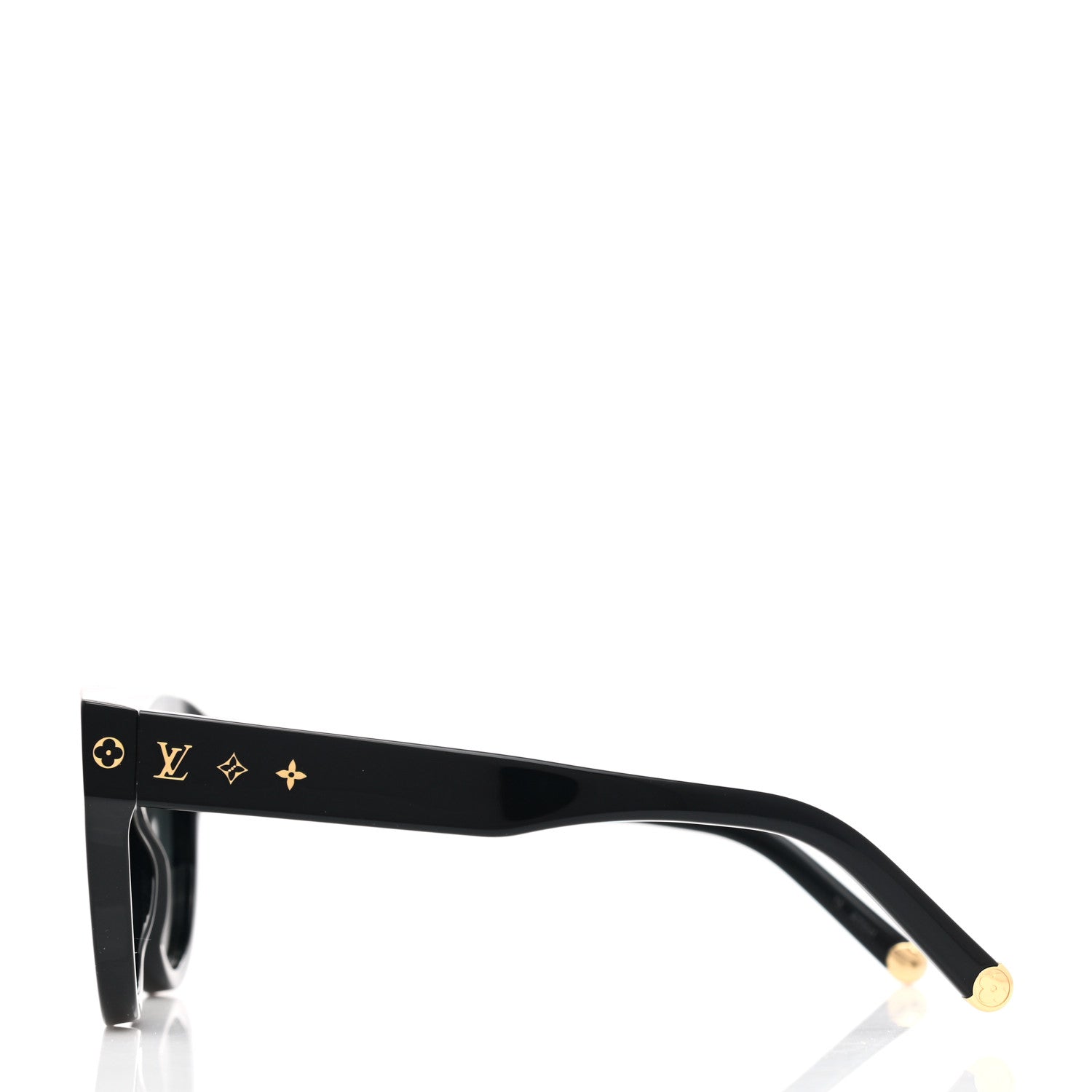 Louis Vuitton Acetate My Monogram Square Sunglasses Z1526W Black 3 of 7