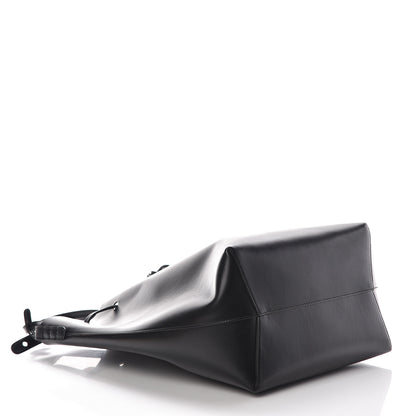 Mansur Gavriel Vegetable Tanned Calfskin Bucket Bag Black Flamma 5 of 9