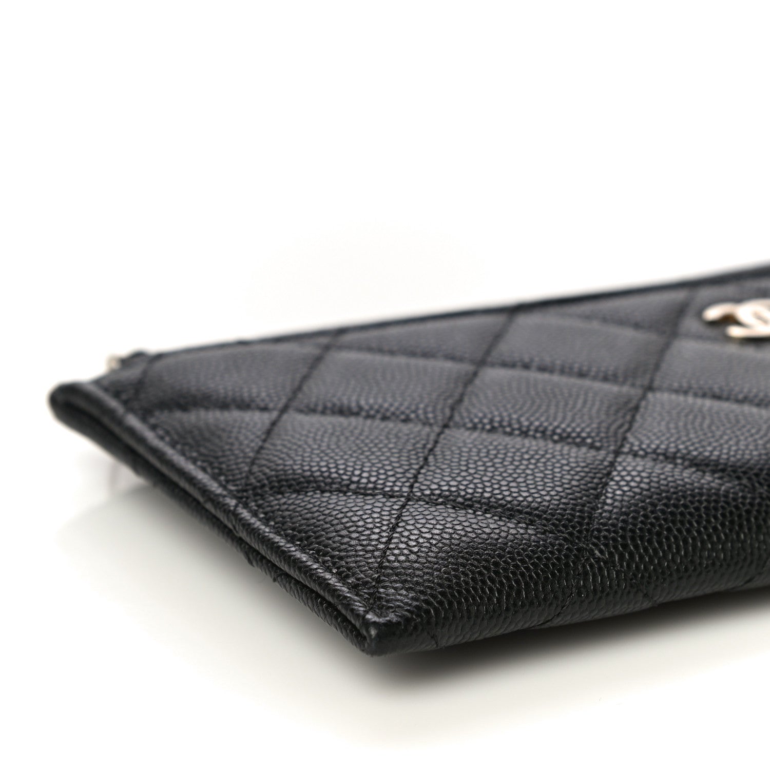 Chanel Caviar Quilted Classic Zip Pouch Black 8 of 9