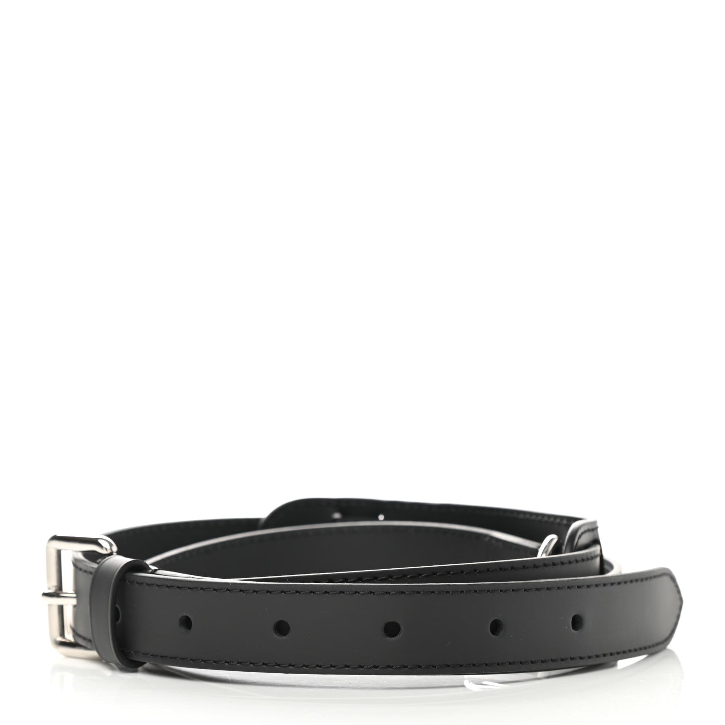 Calfskin Adjustable Keepall Bandouliere Shoulder Strap Black