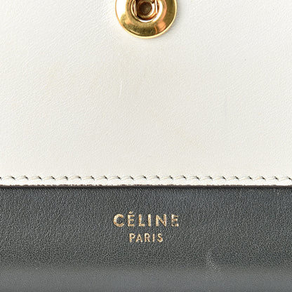 Celine Shiny Calfskin Clutch On A Chain Multicolor 6 of 14