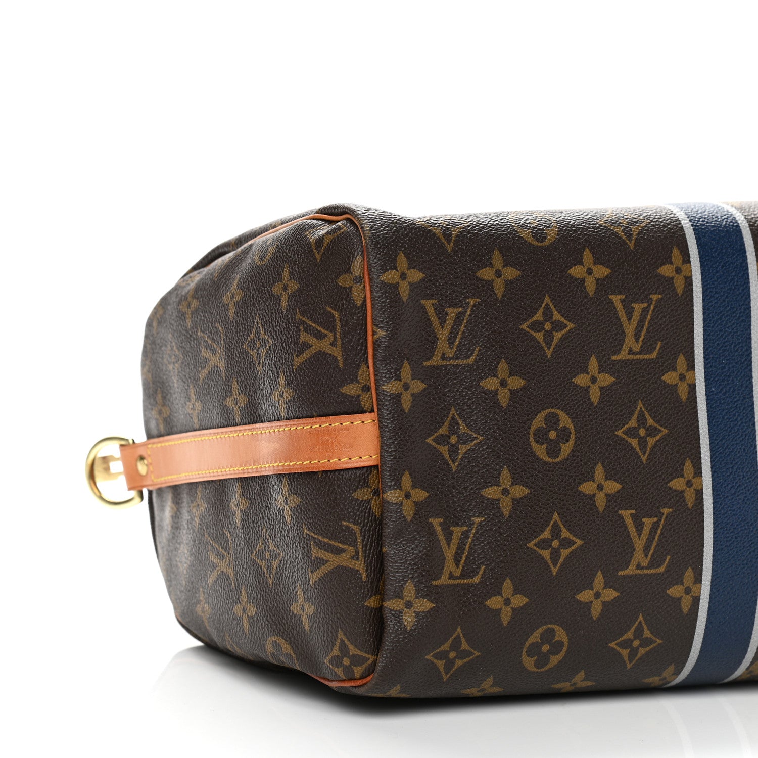 Louis Vuitton Monogram My LV Heritage Speedy Bandouliere 30 Blue Marine Gris 9 of 12
