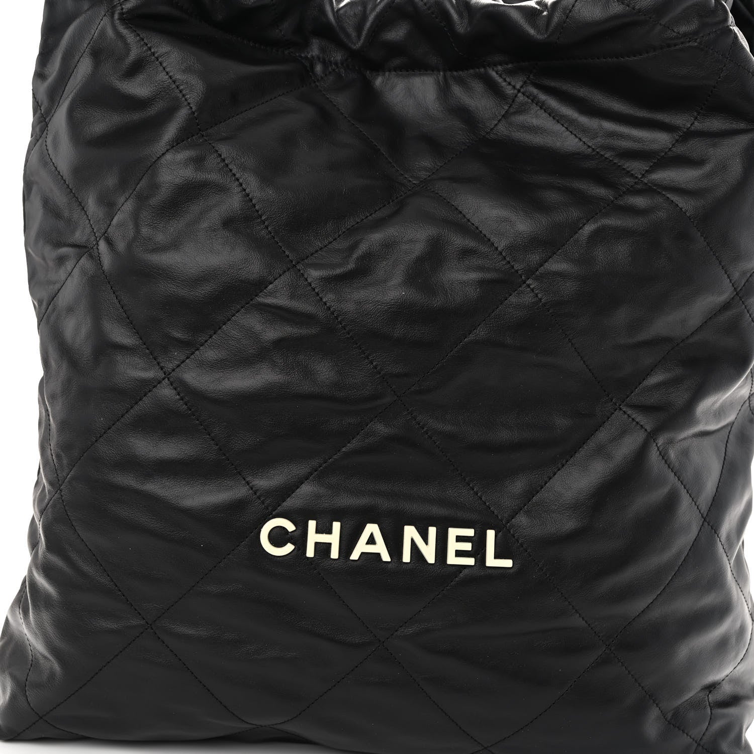 Chanel Calfskin Quilted Large Chanel 22 Black 9 of 11