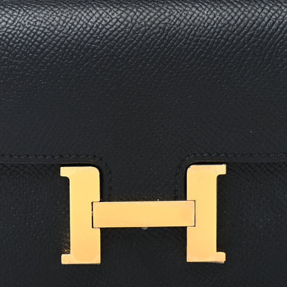 Hermes Epsom Constance Slim Wallet Black 10 of 11