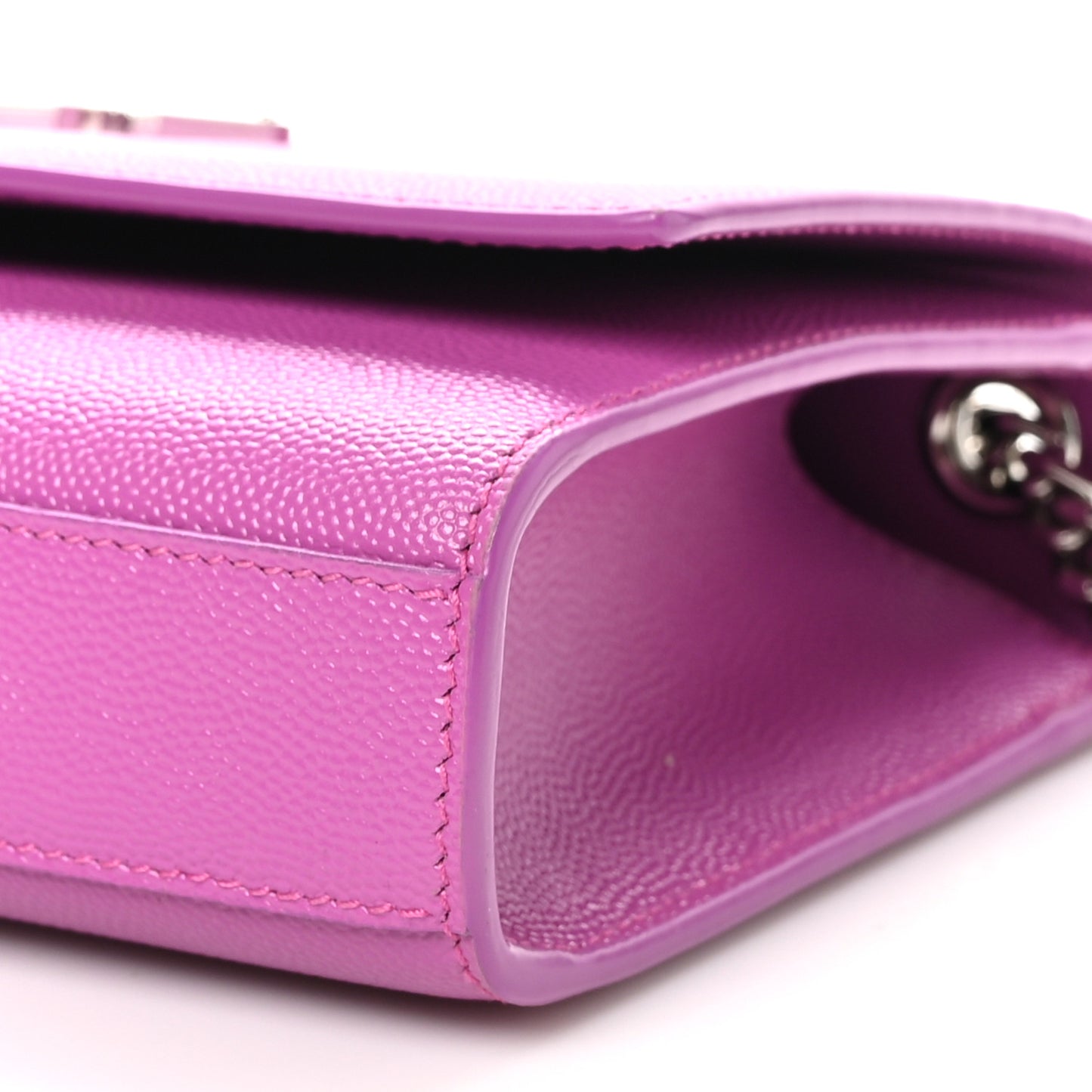 Grain De Poudre Small Classic Monogram Kate Satchel Light Fuchsia