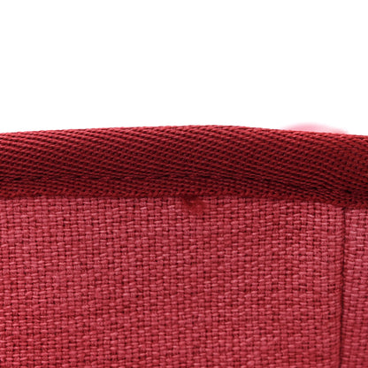 Chanel Canvas Medium Deauville Tote Red 13 of 14