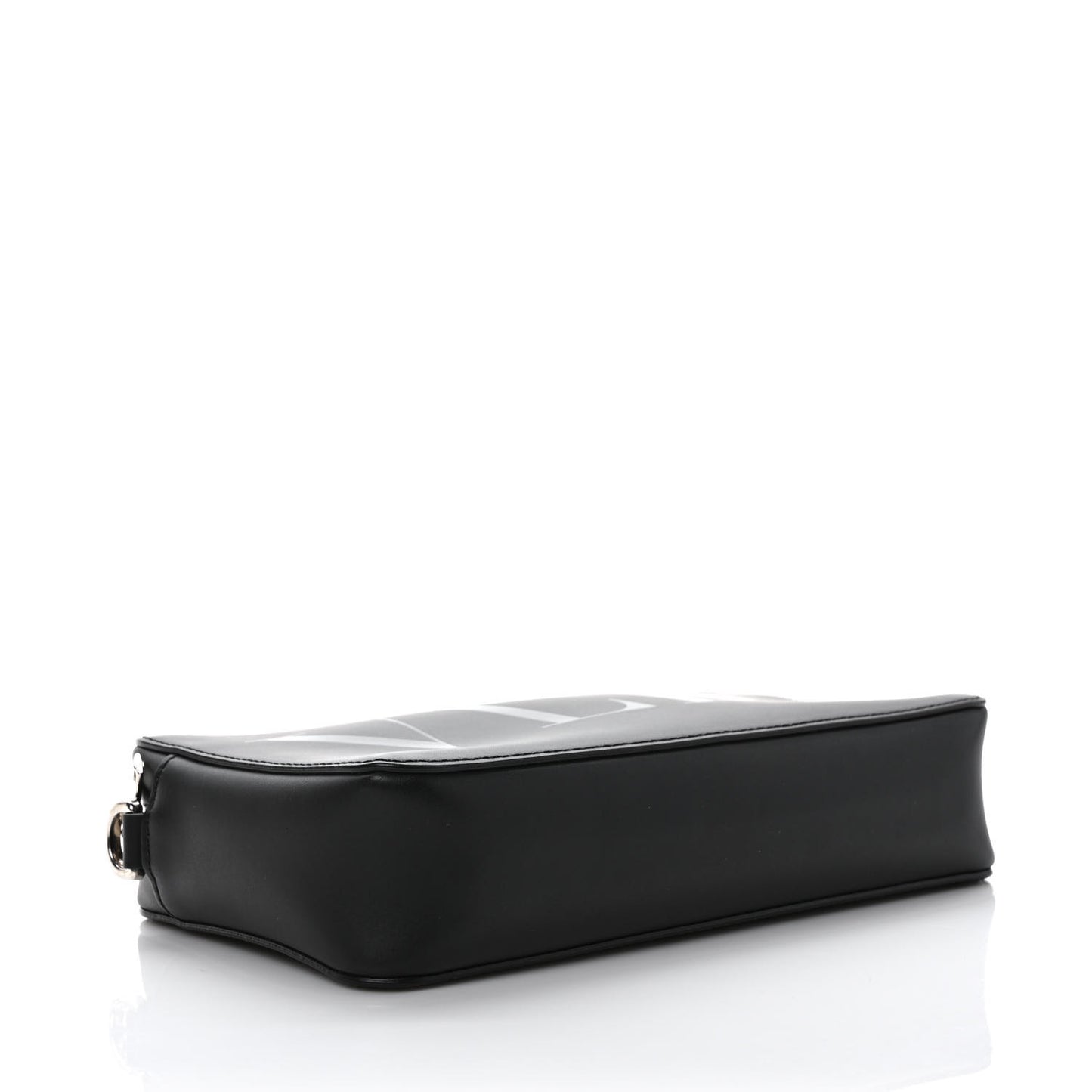 Calfskin VLTN Print Crossbody Bag Black