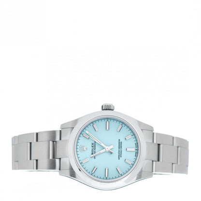Rolex Stainless Steel 31mm Oyster Perpetual Watch Turquoise 277200 2 of 5