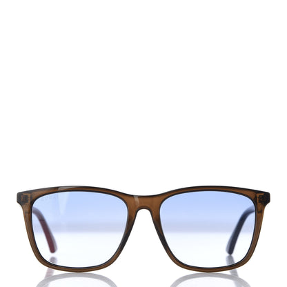 Gucci Acetate Square Frame Sunglasses GG0404S Brown 2 of 8