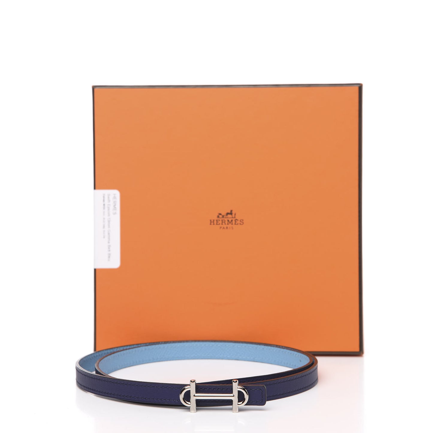Swift Epsom 13mm Gamma Belt 85 Bleu Encre Bleu Du Nord