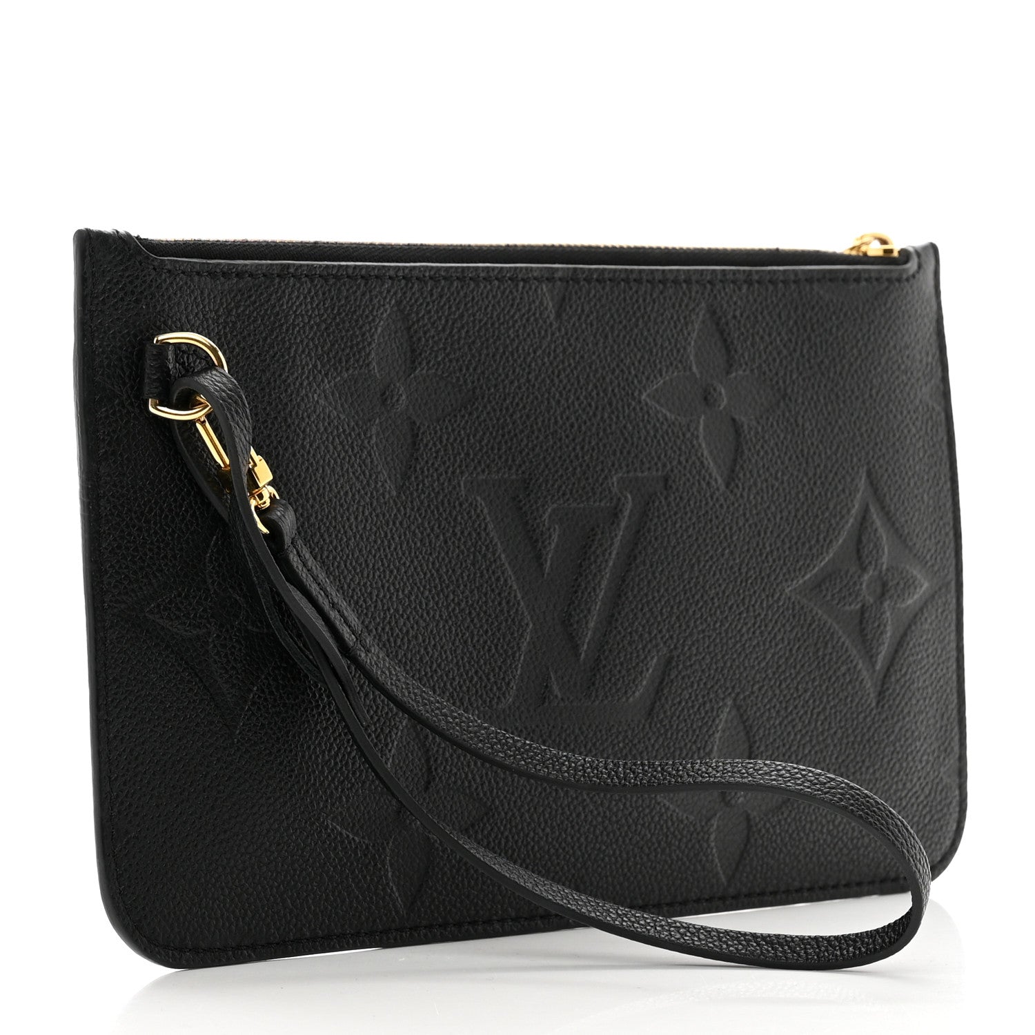 Louis Vuitton Empreinte Monogram Giant Neverfull MM Pochette Black 3 of 6