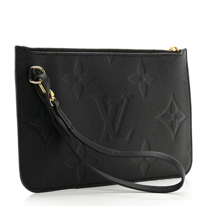Louis Vuitton Empreinte Monogram Giant Neverfull MM Pochette Black 3 of 6