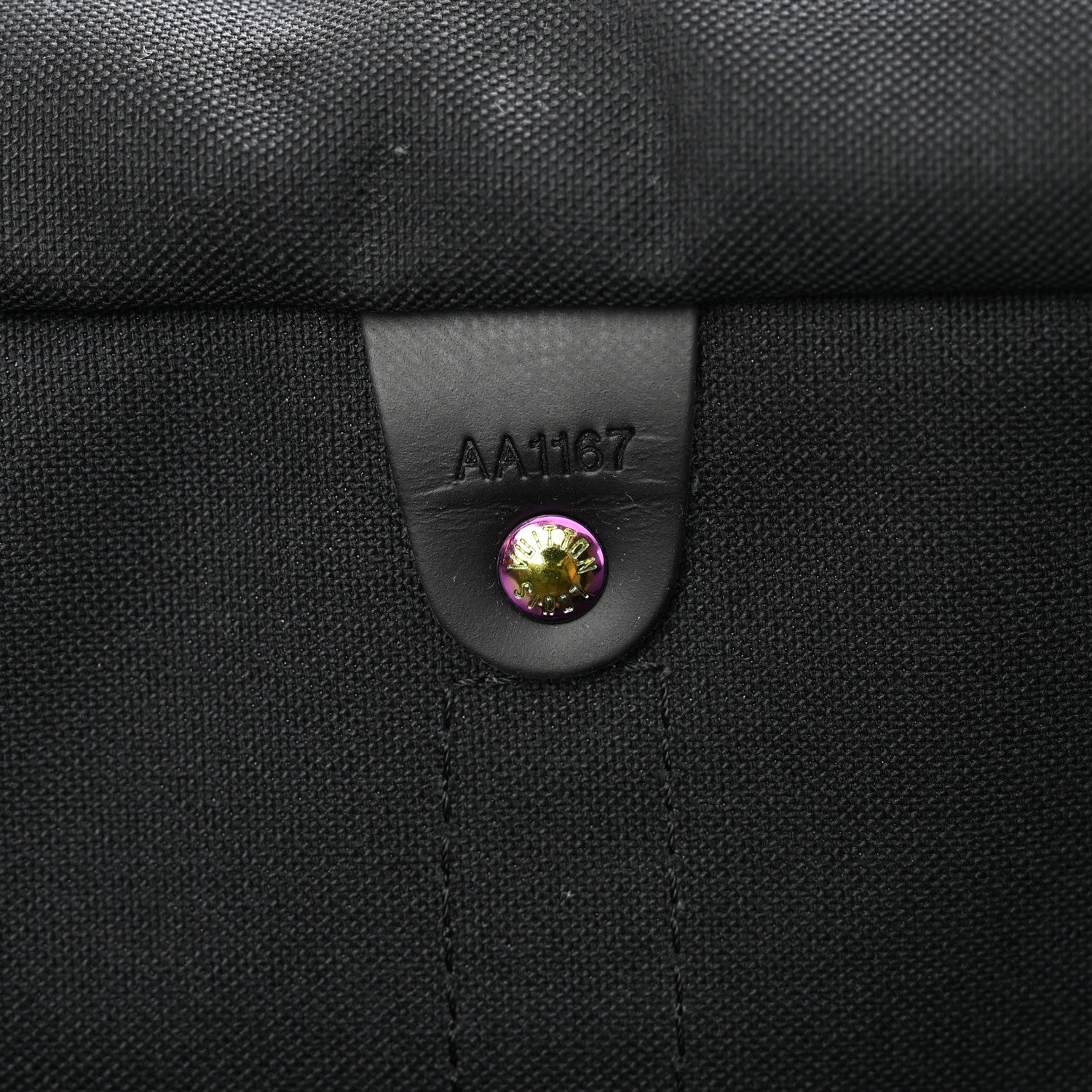 Louis Vuitton X FUJIWARA Monogram Eclipse Flash Fragment Keepall Bandouliere 45 5 of 14