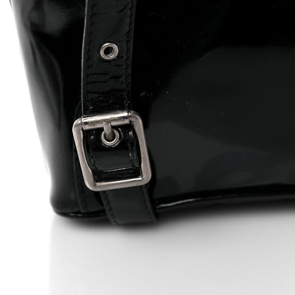Gucci Patent Bamboo Mini Backpack Black 10 of 11